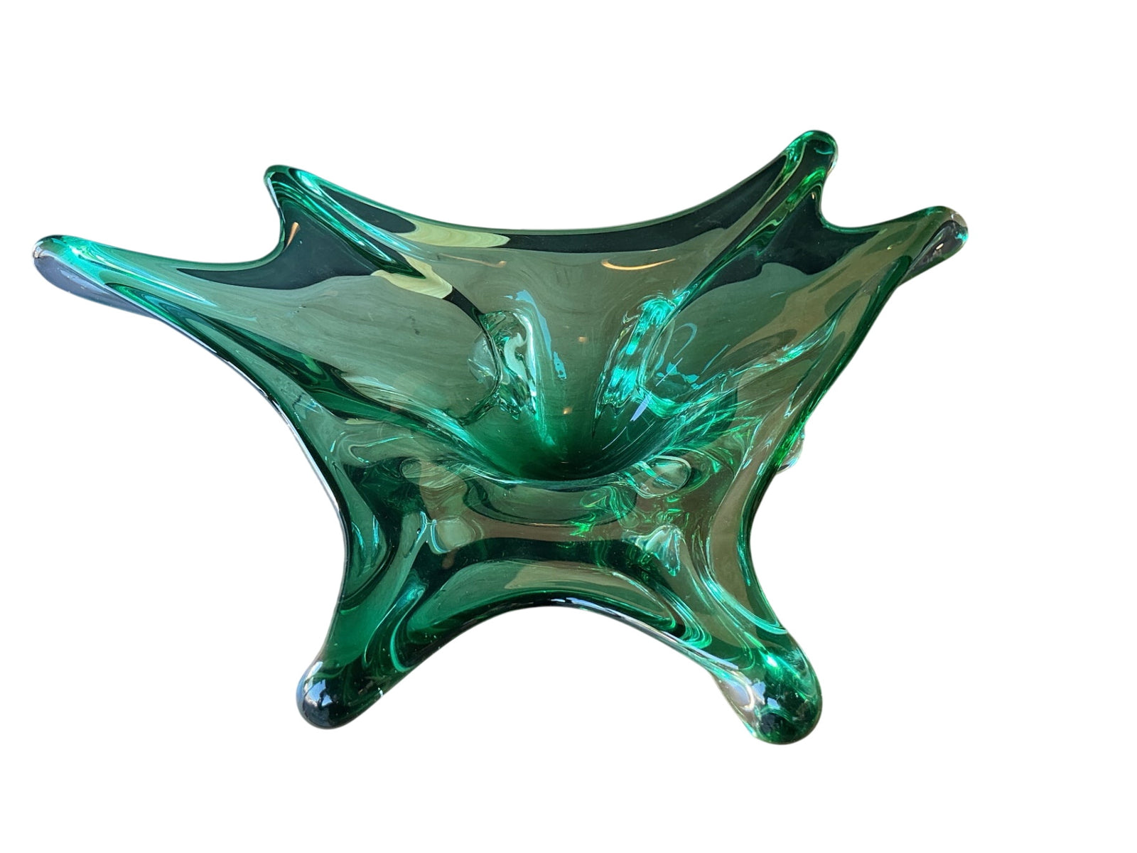 Murano splash glass bowl
