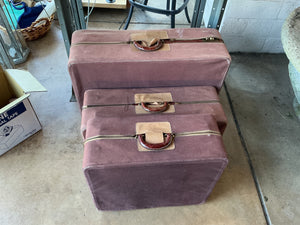 Vintage Dresner three-piece crocodile luggage set 1930s-EXLNT Cond!