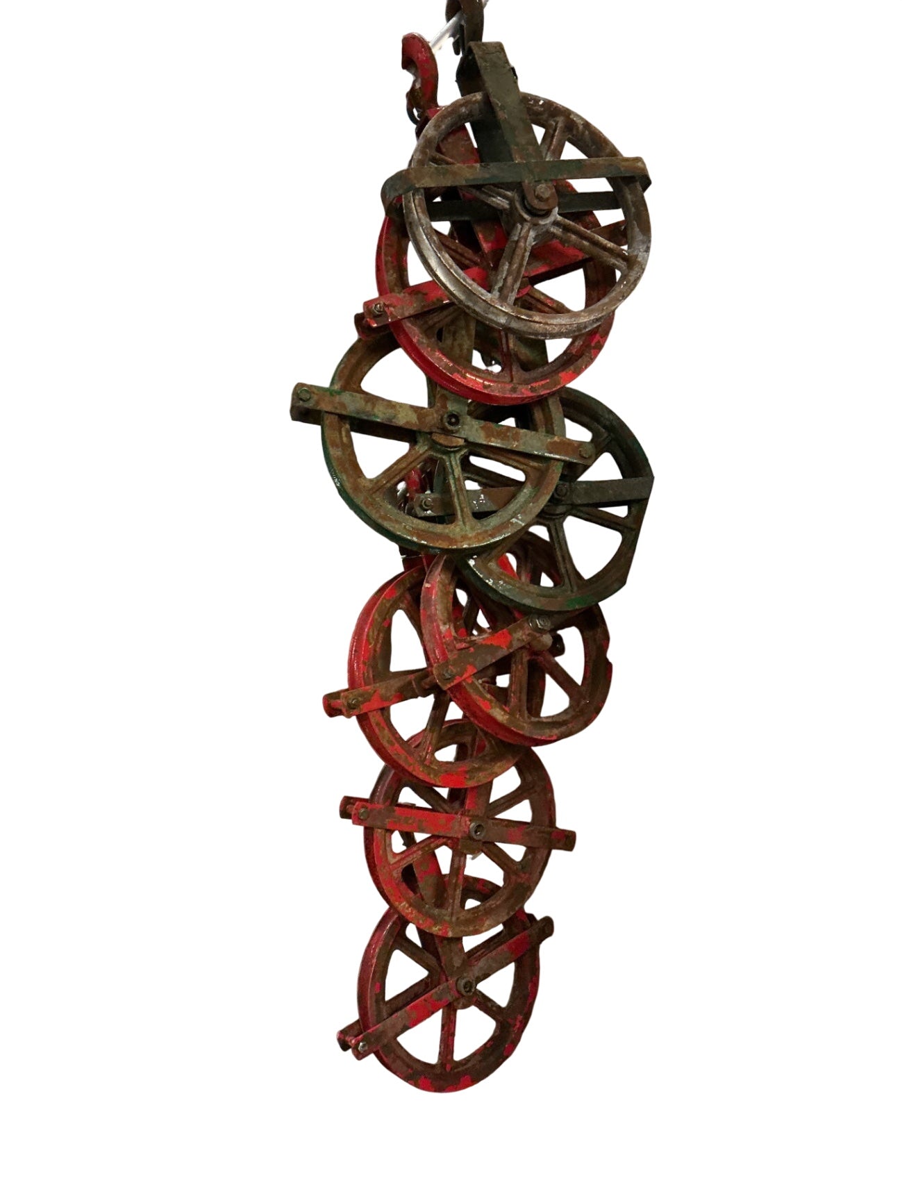 Antique iron pulley wheels (Each)