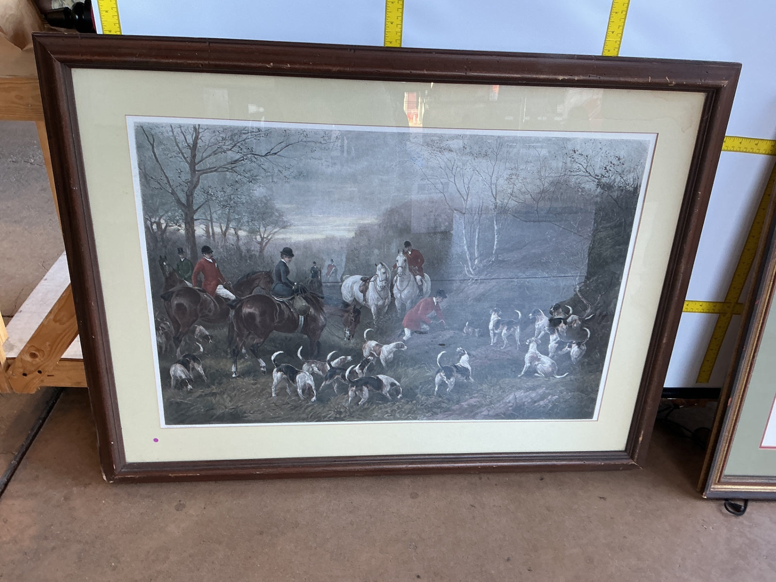 Hayward Hardy hunt scene print