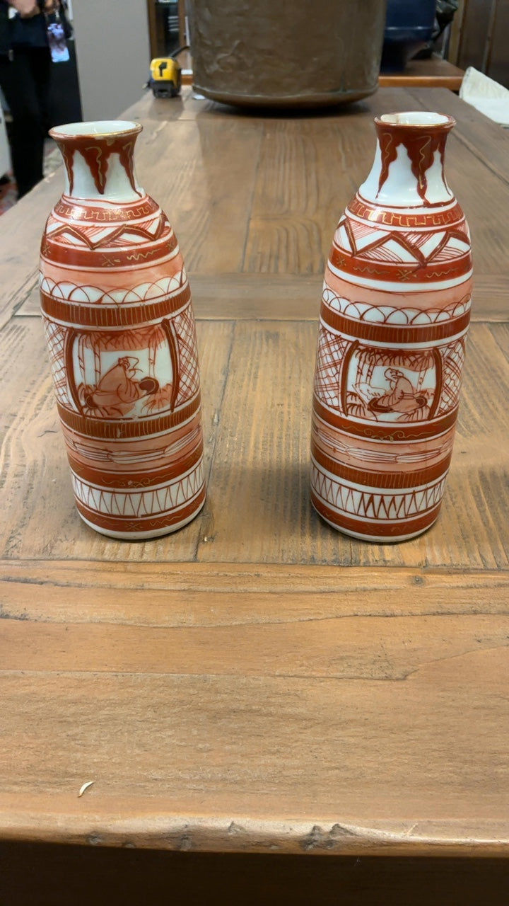Chinese Porcelain Bottles ( Repaired x2)