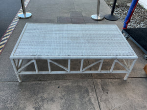 Serena and Lily wicker patio table