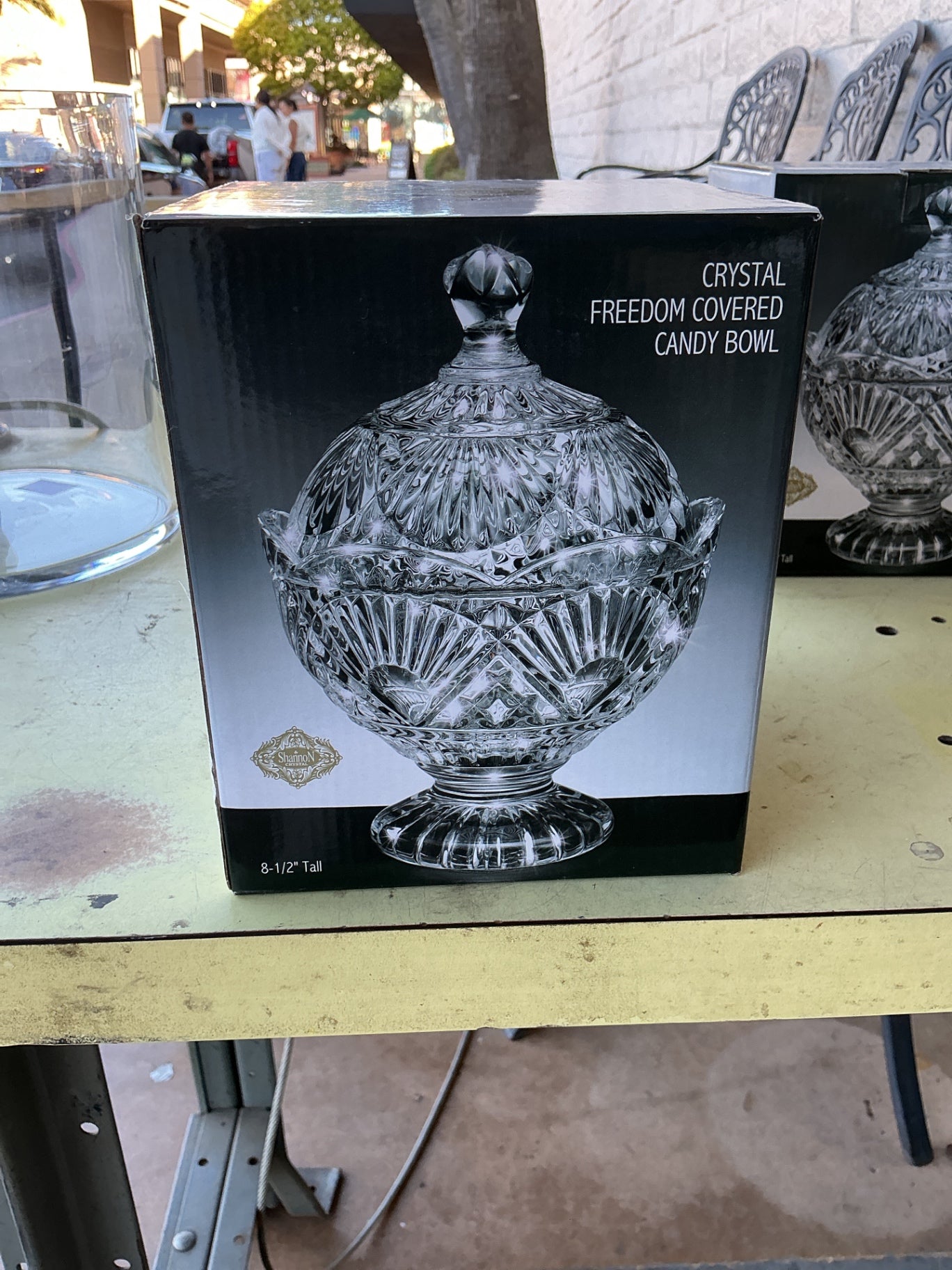 Shannon Crystal freedom covered candy bowl