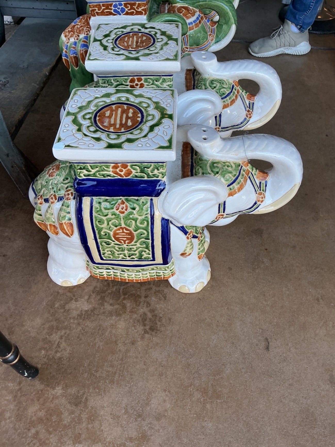 Elephant Garden Seats (pair)