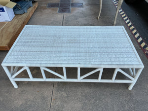 Serena and Lily wicker patio table