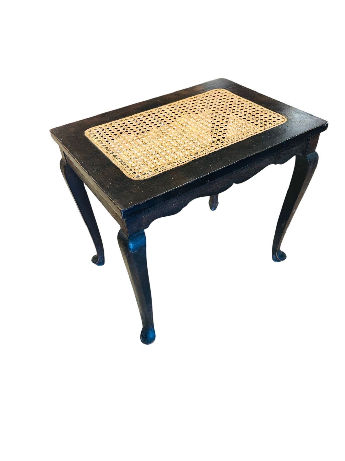 Queen Ann Caned Top Table