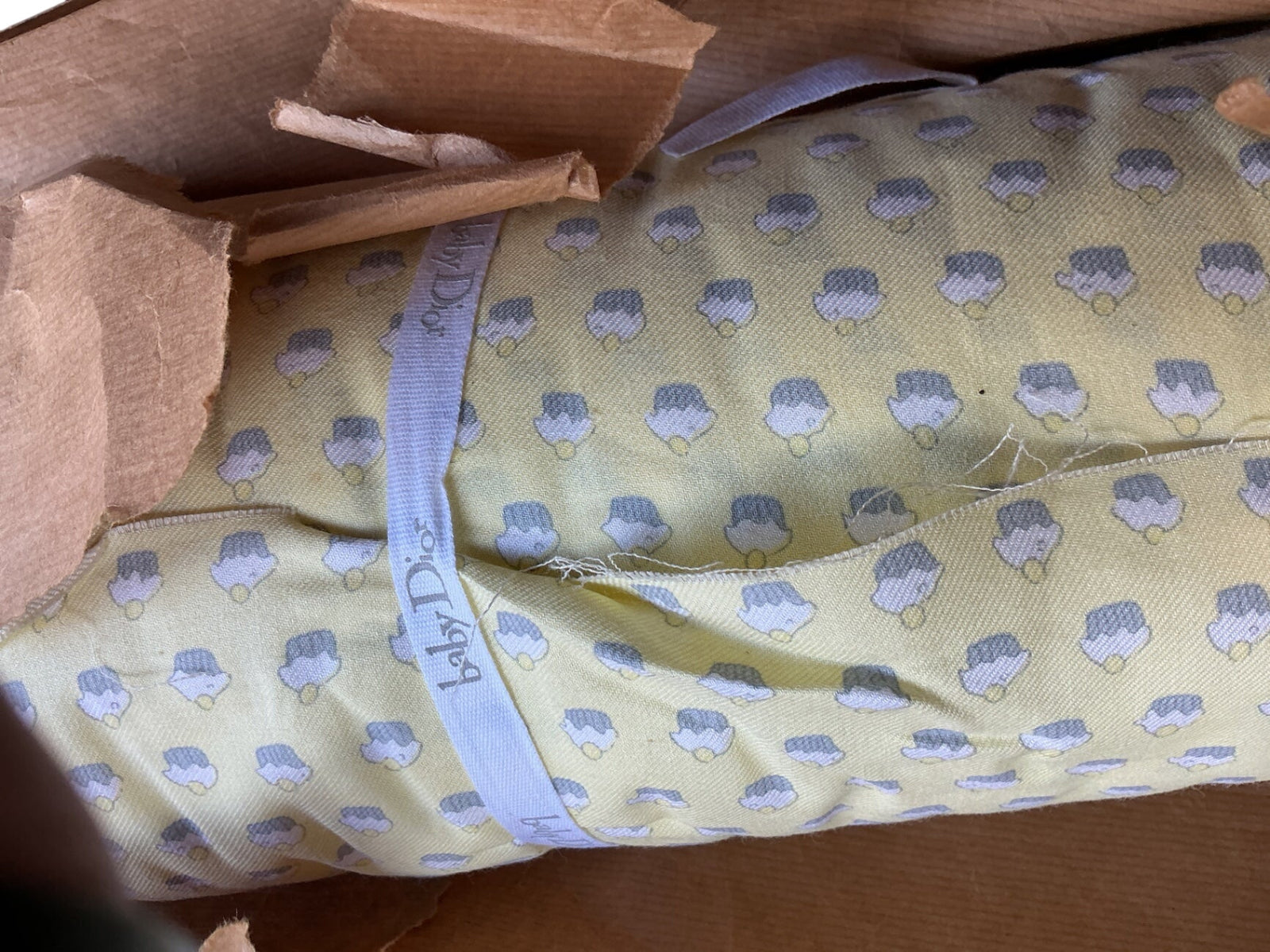 Large Bolt of Baby Dior fabric bolt cupcake pattern