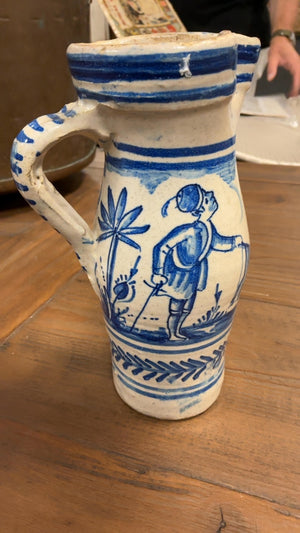 Hand Painted Ceramic Jug Small