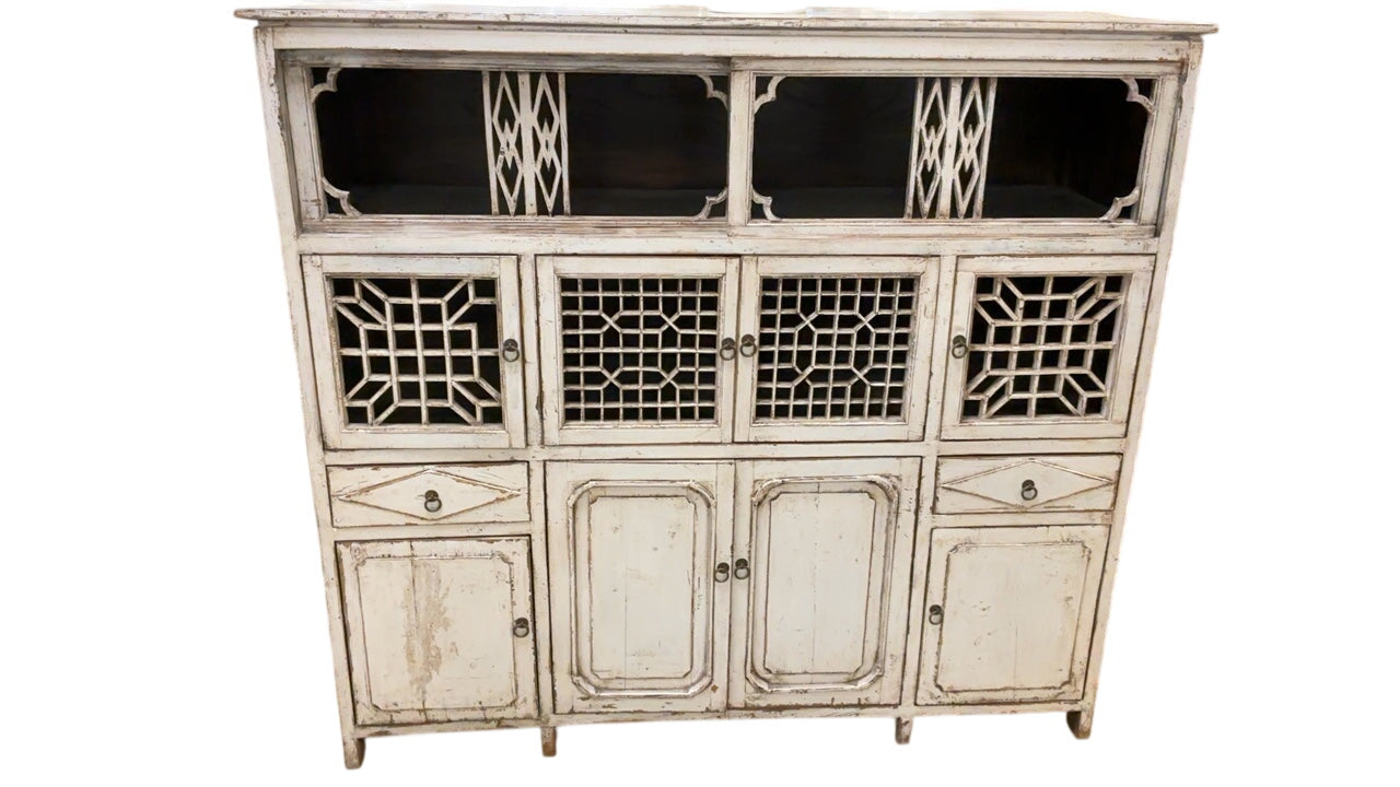 Antique Chinese rustic cabinet
