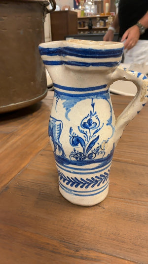 Hand Painted Ceramic Jug Small