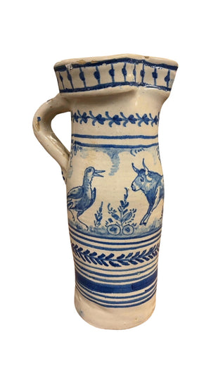 Hand Painted Ceramic Jug Large