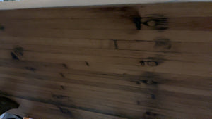 Unique counter height, table, cast-iron legs, Brooklyn, New York