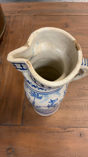Hand Painted Ceramic Jug Large