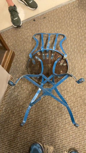 Antique ice cream chair bistro