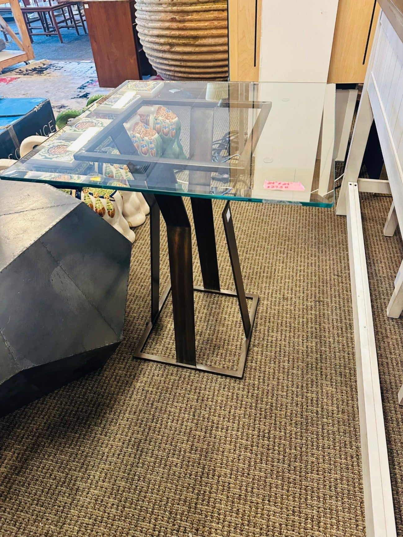 Glass Top Table