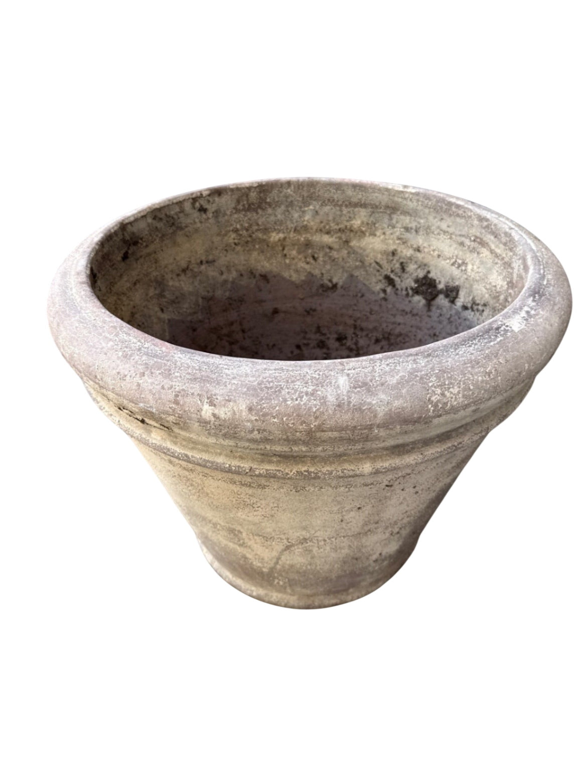 Large Weathered Natural Outdoor Planter 20in diameter