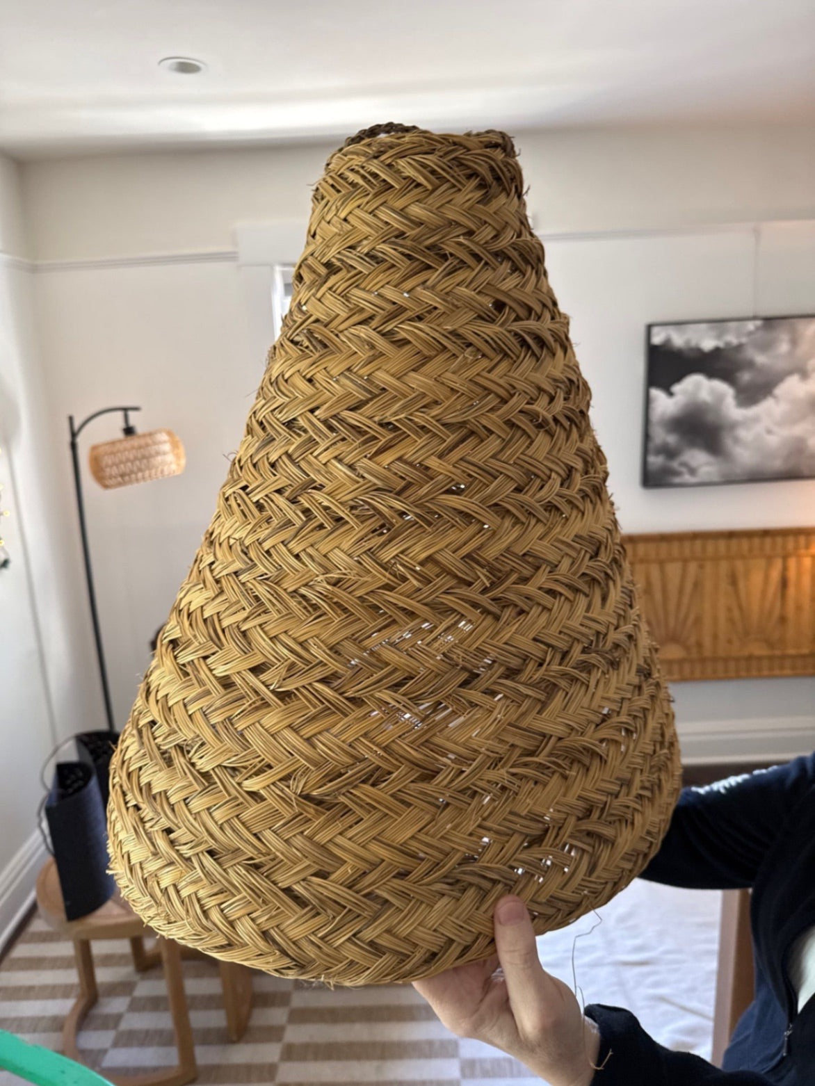 Bali Hand Woven Natural Fiber Beach Hanging Light Shade