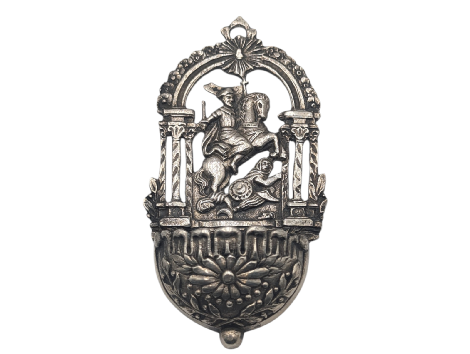 Pendant Silver Russian 19th Century w/ Resevior