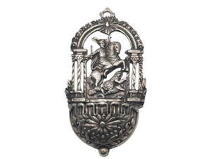 Pendant Silver Russian 19th Century w/ Resevior
