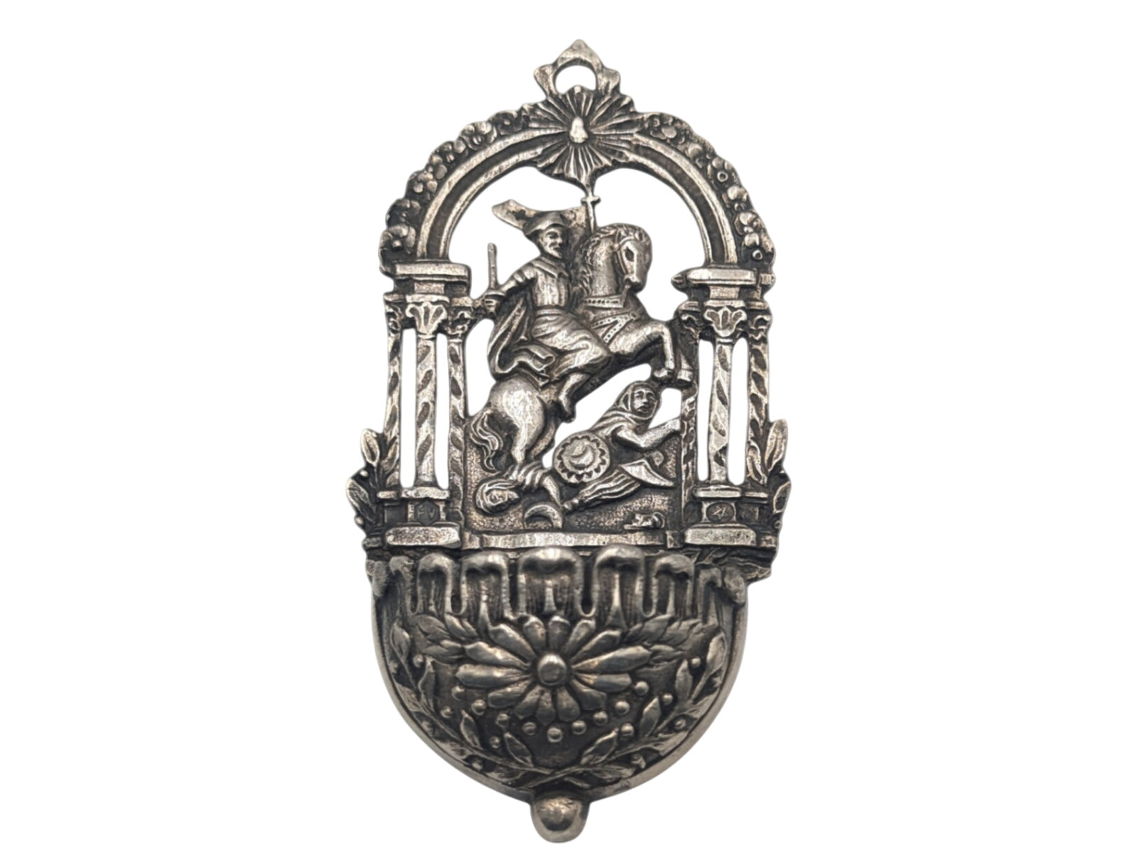 Pendant Silver Russian 19th Century w/ Resevior