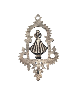 Pendant Silver Religious Figure