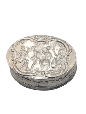 Flip Top Box Sterling Silver European *Repaired*