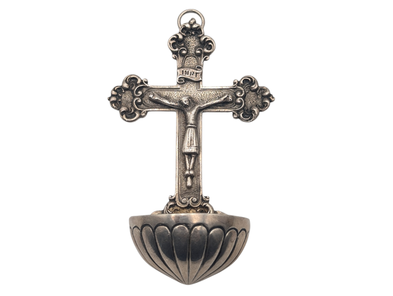 Pendant Silver 19th Century Spain w/ Reservoir