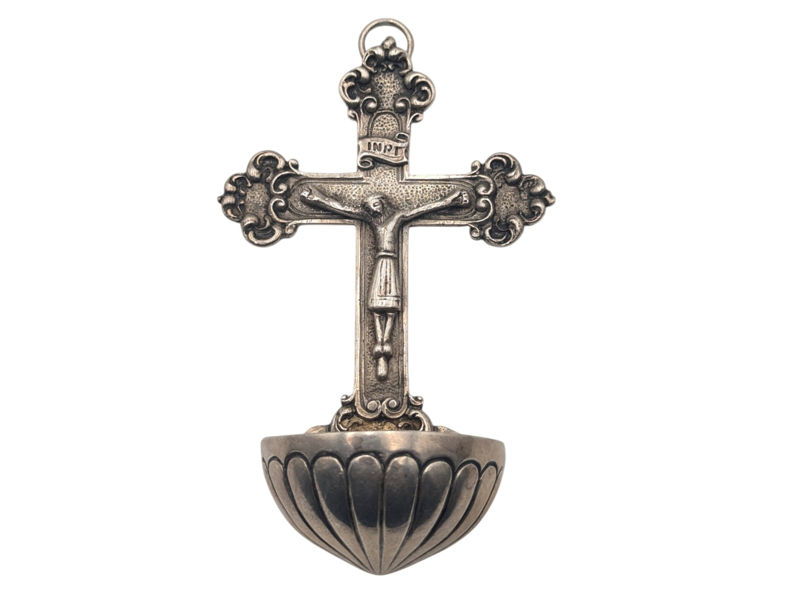 Pendant Silver 19th Century Spain w/ Reservoir