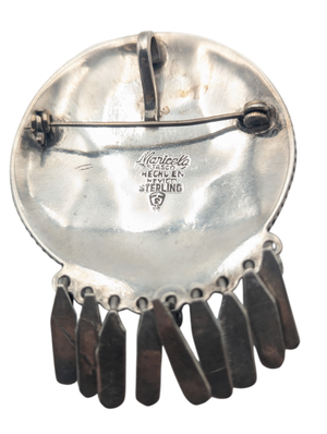 Pin Sterling Silver Maricela Mayan Ozomatli