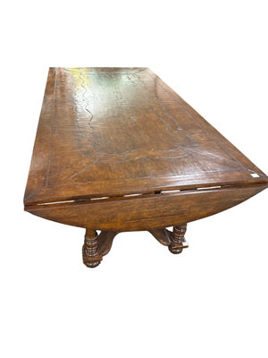Charles Pollock antiqued dining table