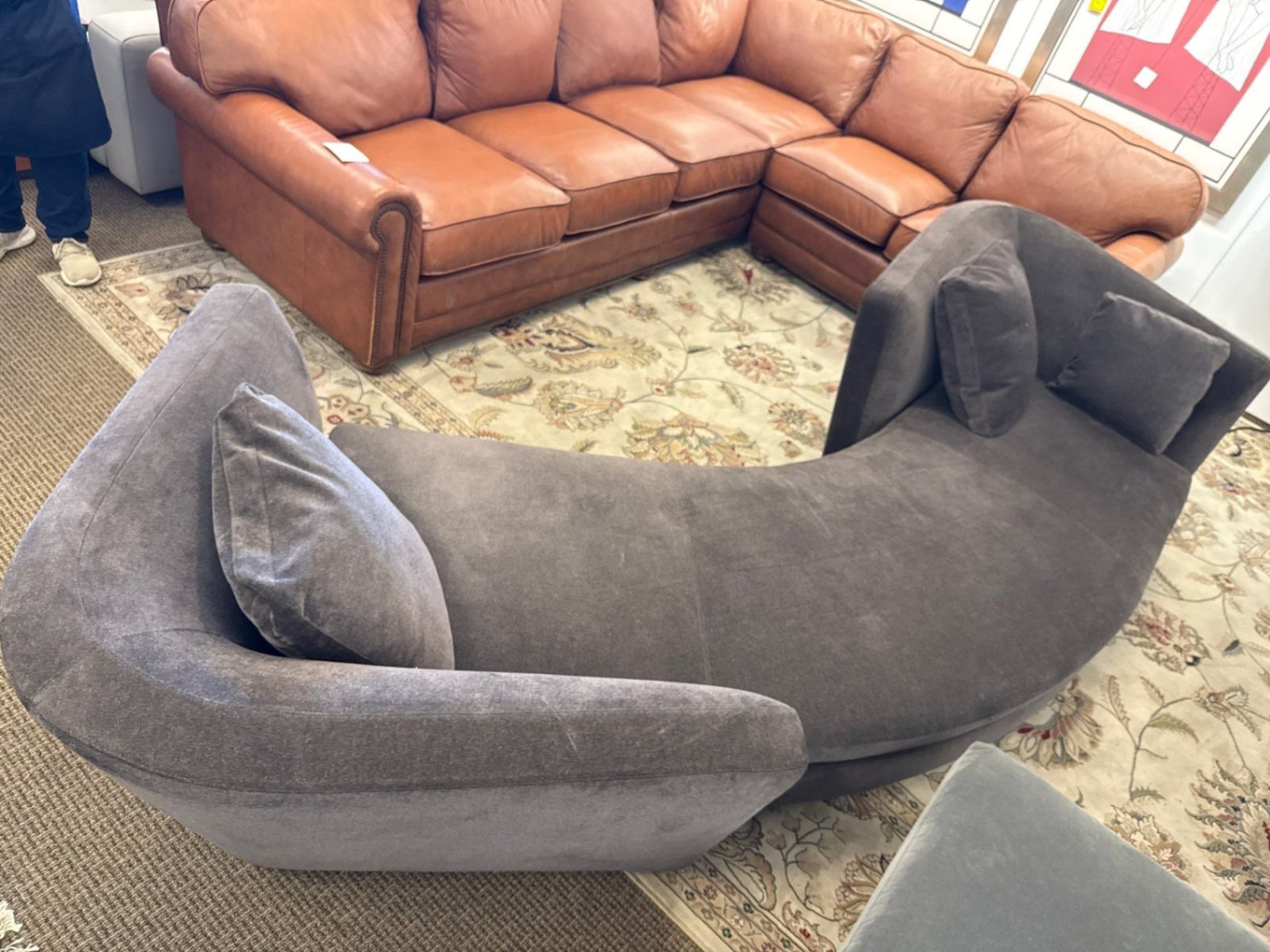Curved Two Way Sofa by Minotti