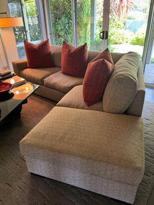 Contemporary 2 Pice Sectional Sofa