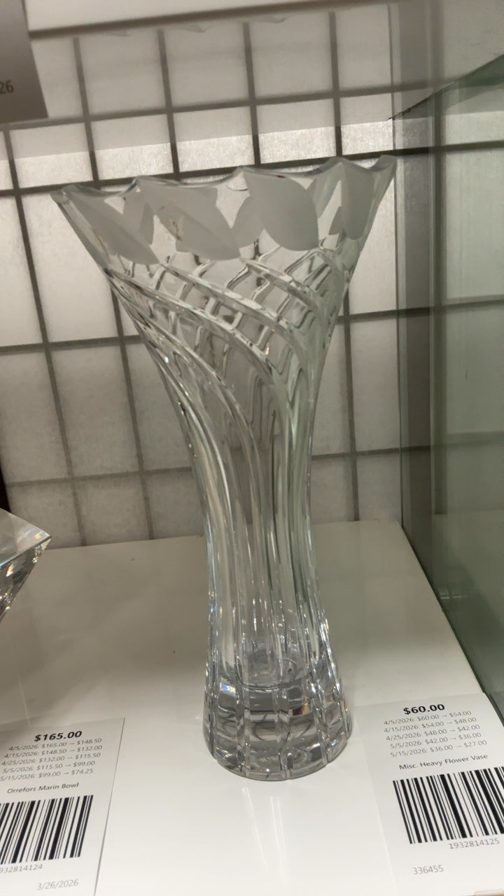 Misc. Heavy Flower Vase