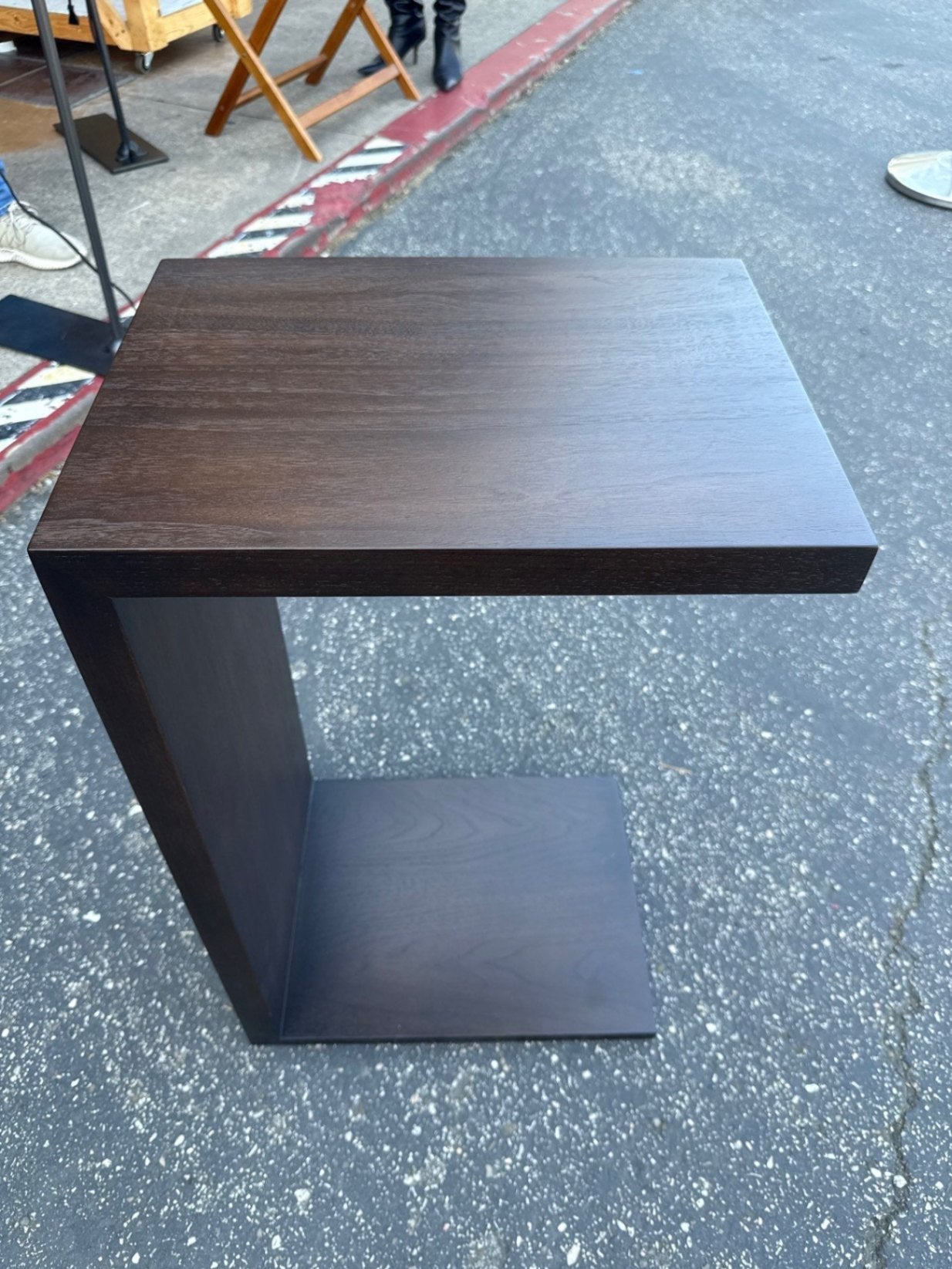 RH Dark Walnut C Table (each)