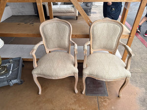 Italian Style Armchair Pair