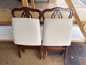 Frontgate Chippendale Folding Chair Pair