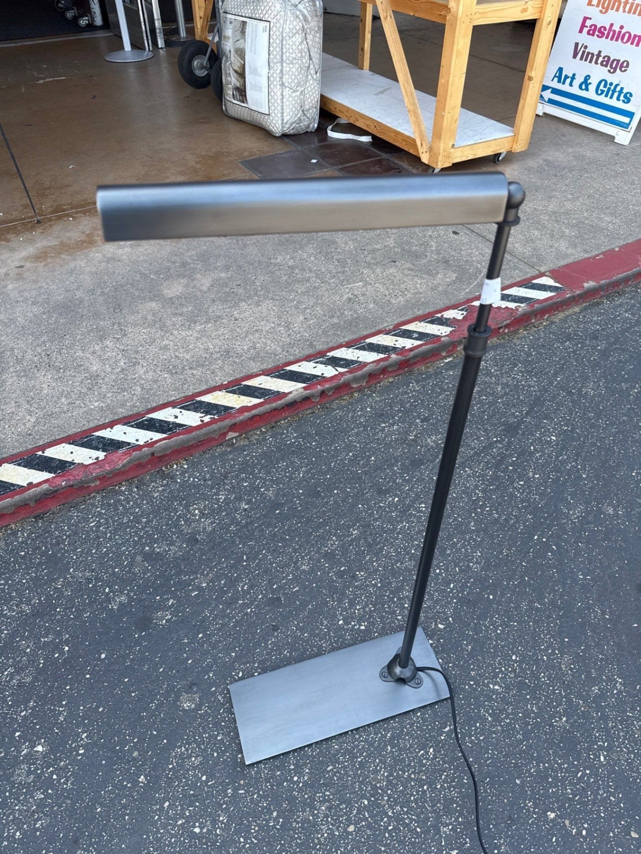 Gunmetal Bridge Floor Lamp (each)