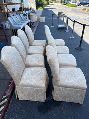 Cabana Home Upholstered Dining Chairs Set of 8