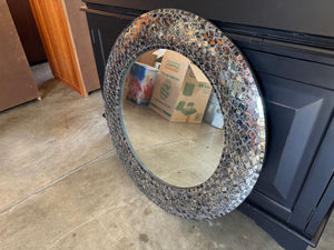 Round Mosaic Mirror