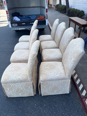 Cabana Home Upholstered Dining Chairs Set of 8