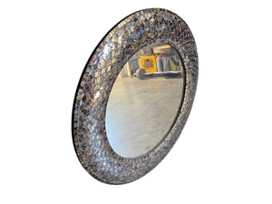 Round Mosaic Mirror
