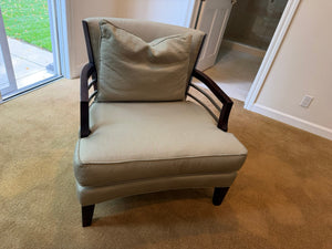 Hickory White Sage Green Club Chairs (pair)