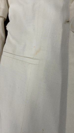 Jacquemus La Riviera White Viscose Blazer (small stain)