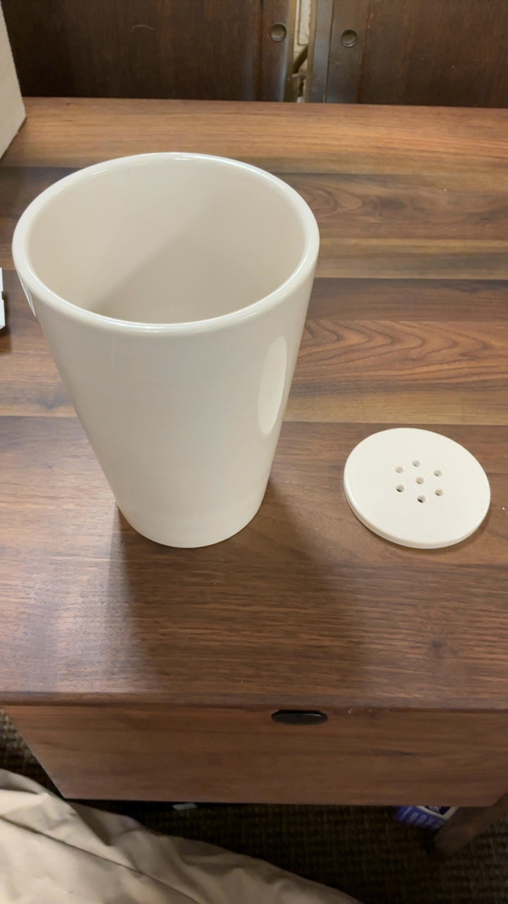 Ceramic Vase w/ Stopper & Drainage