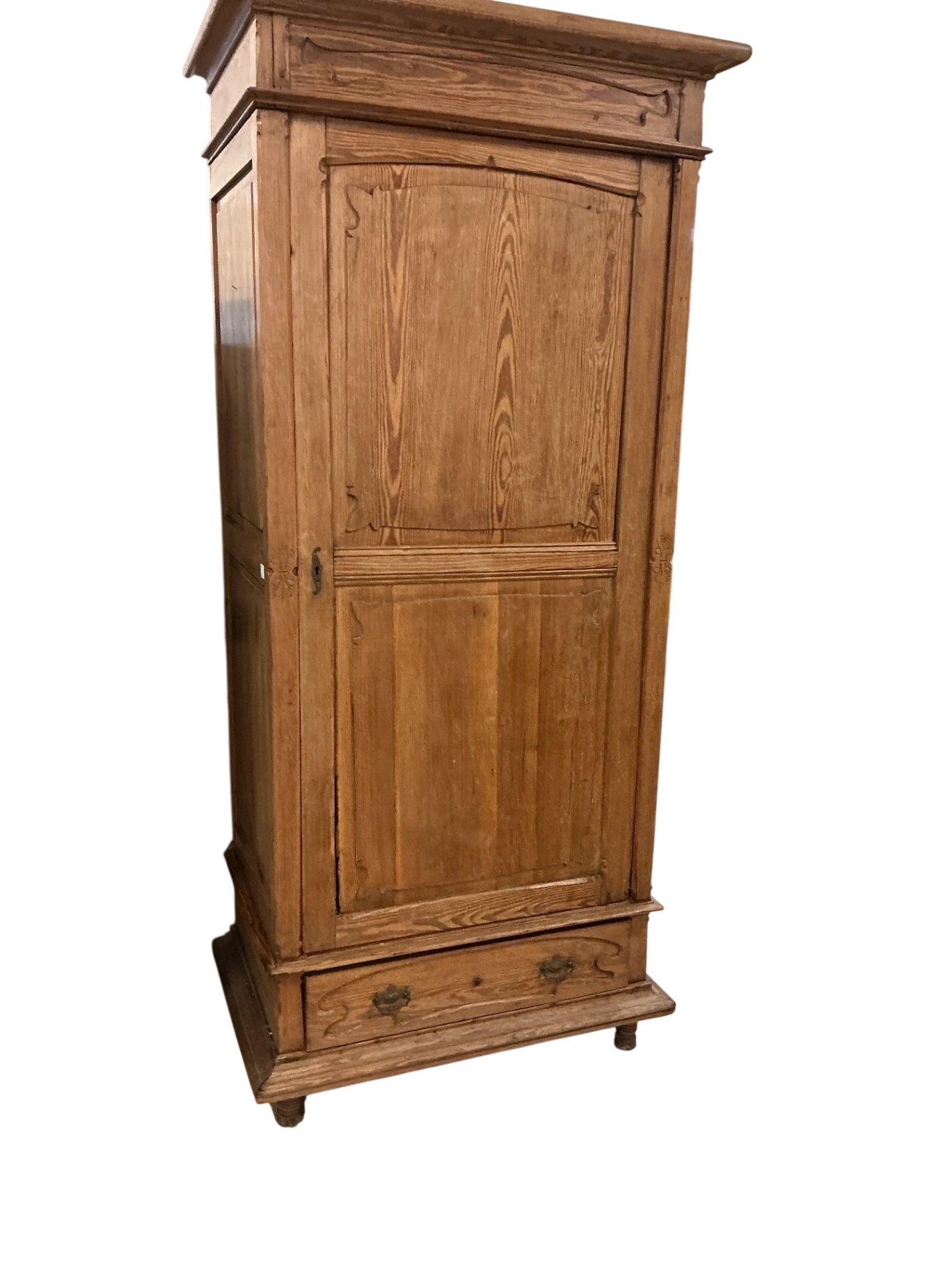 Antique French Provincial Pine Armoire