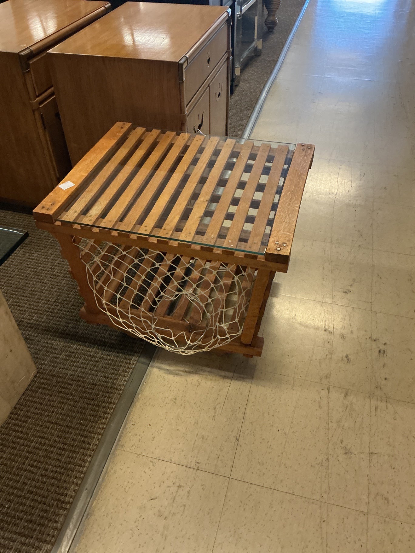 Lobster Trap Side Table