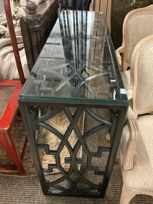 Liadan Global Bazaar Trellis Console Table