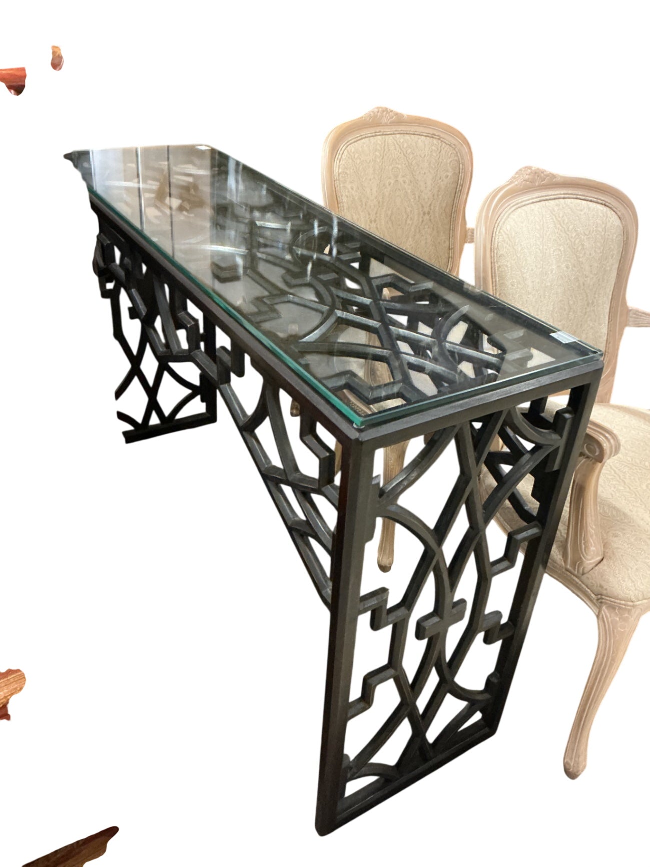 Liadan Global Bazaar Trellis Console Table