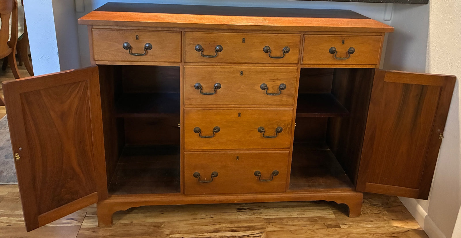 Solid Walnut Sideboard  Buffet