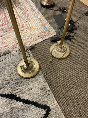 Brass Swing Arm Floor Lamp